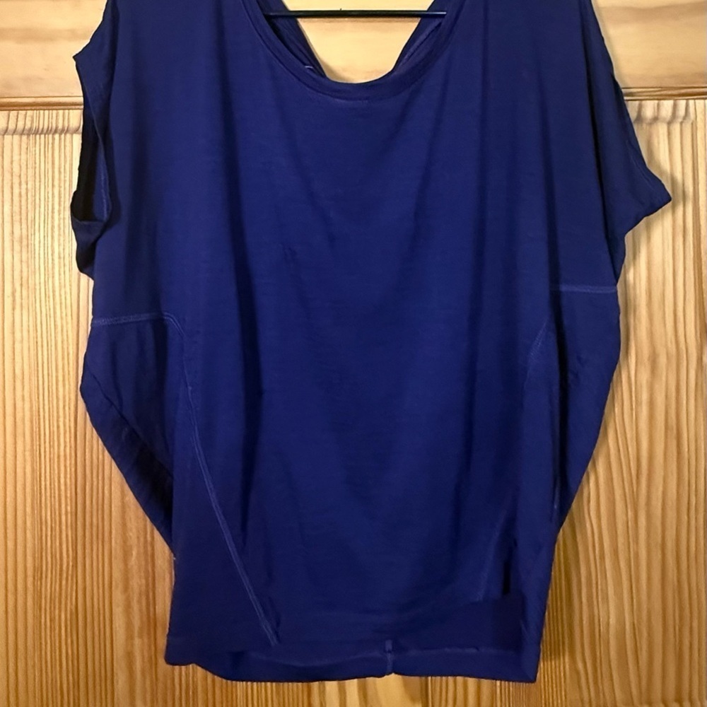 Women’s dark purple Nike Dri-fit athletic running shirt size small